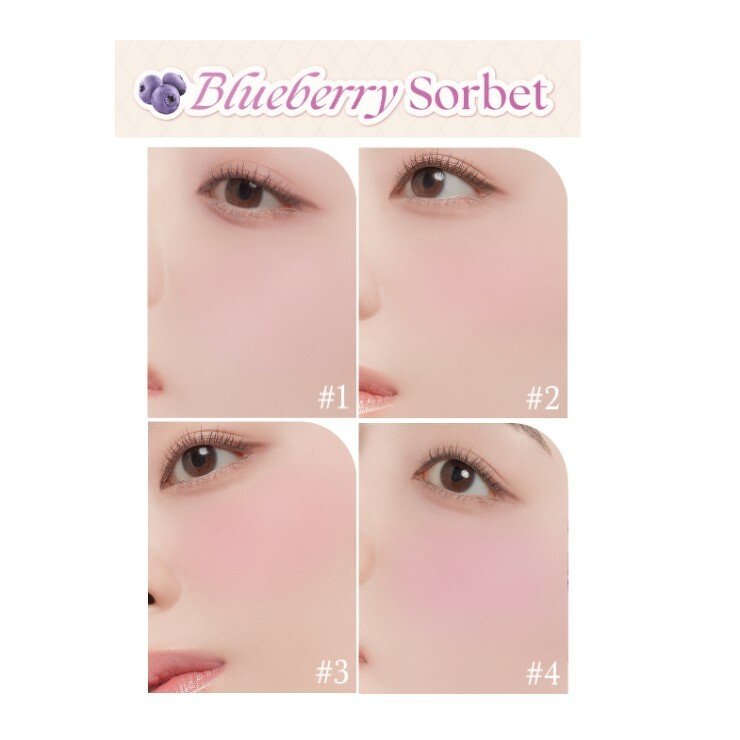 Dasique Blending Mood Cheek Ice Cream Collection 10.4 g. #08 Blueberry Sorbet