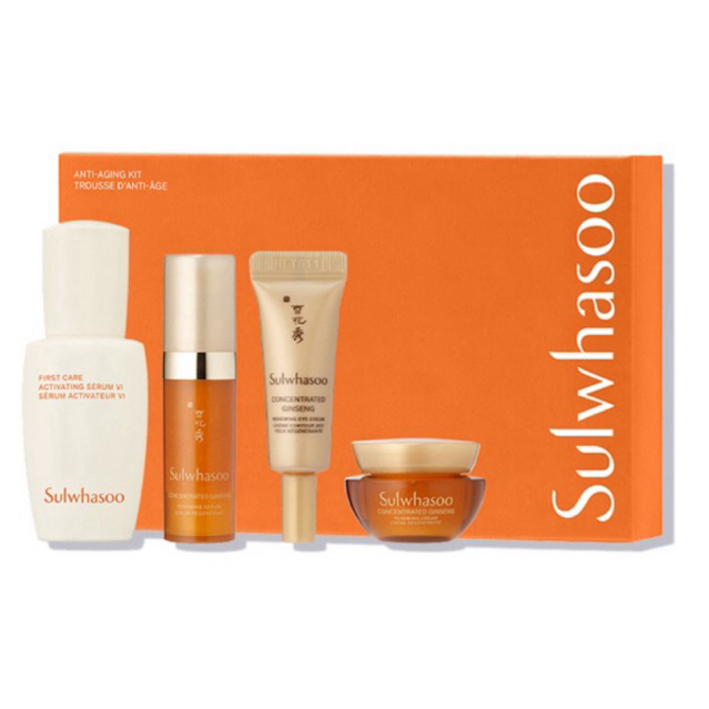 Sulwhasoo Anti-aging kit Trousse D'anti-âge set 4 Items