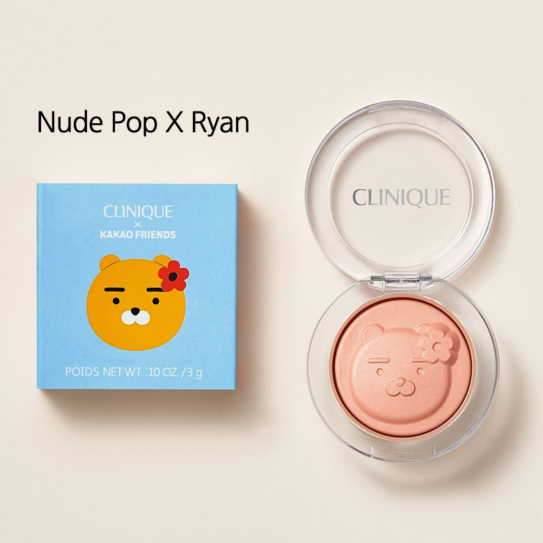 Clinique Cheek Pop X Kakao Friends 3.5 g. Ryan x Nude pop สีนู้ดสุภาพๆ เป็นสีกันตายของใครหลายคน