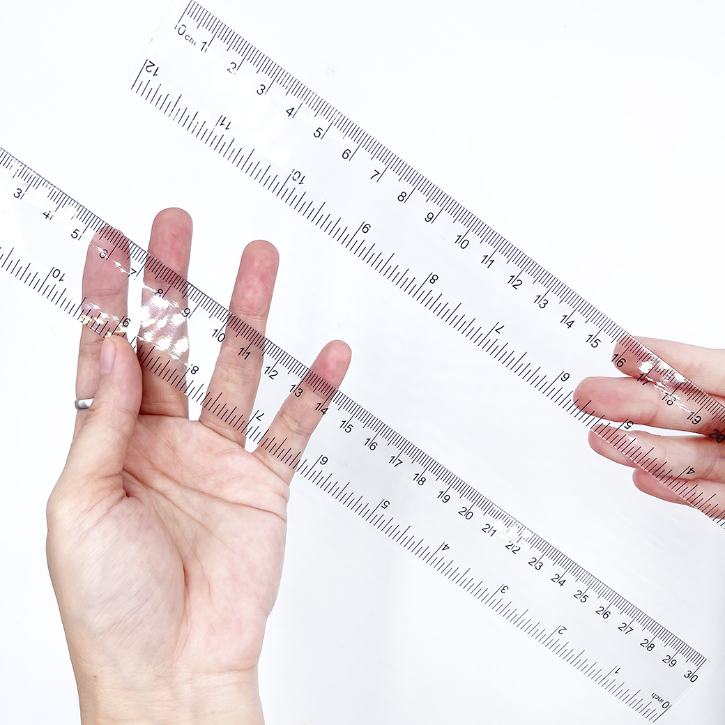 ⭐ไม้บรรทัดใส⭐📏Ruler 15,30 cm✔️ พร้อมส่งในไทย ไม้บรรทัด เครื่องเขียน พลาสติก ของขวัญ ของชำร่วย