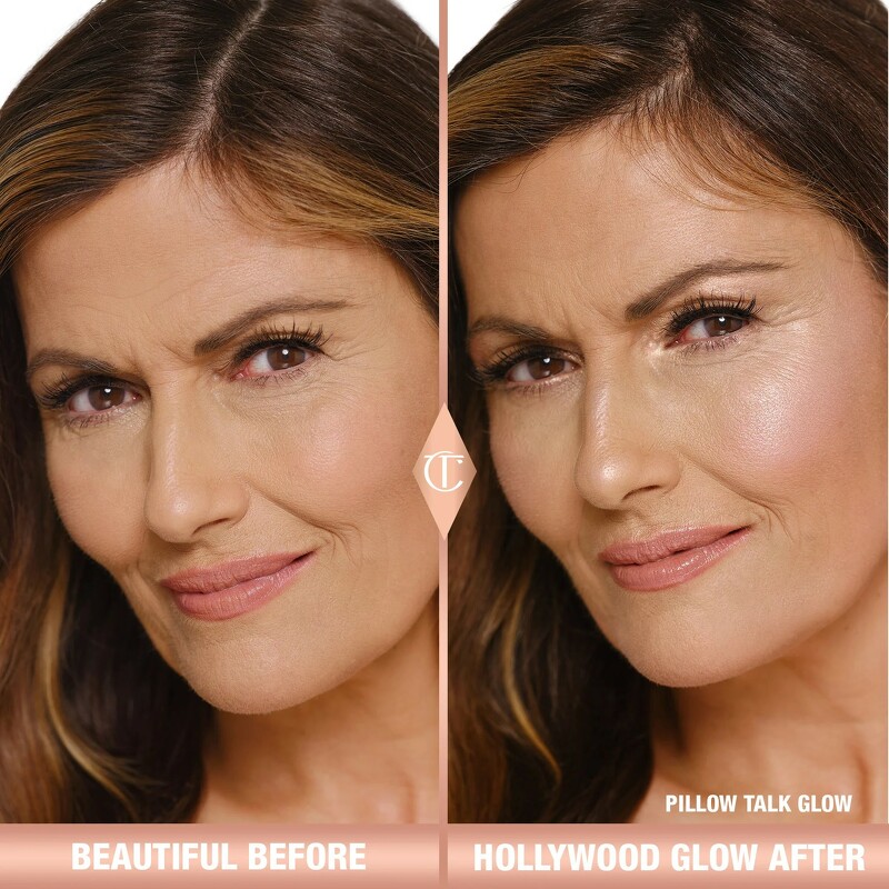 Charlotte Tilbury Hollywood Glow Glide Face Architect Highlighter 7 g. #Pillow Talk Glow