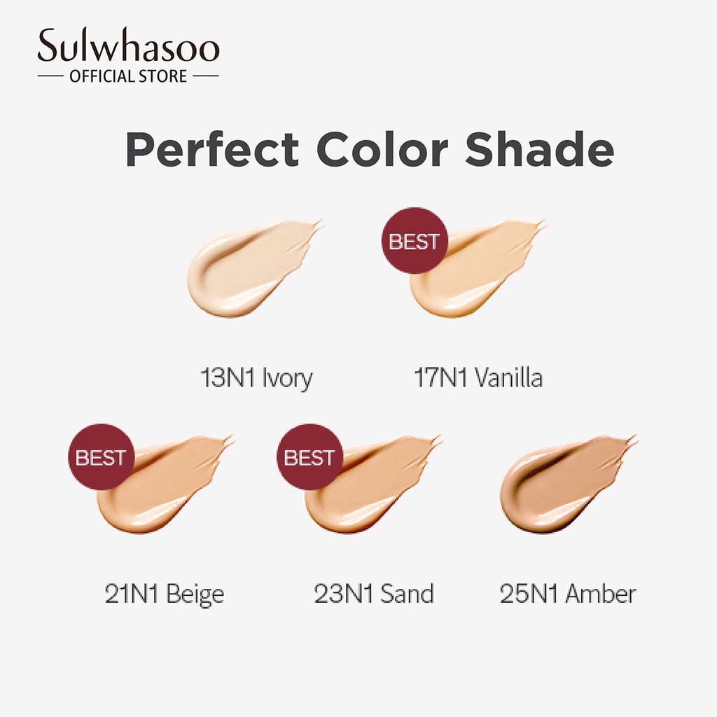 Sulwhasoo Perfecting Cushion 15 g. + Refill #21N1 Beige