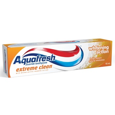 Aquafresh Extreme Clean Whitening Action Toothpaste 158.7 g.