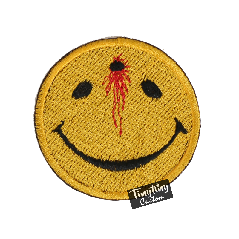 Custom Smiley face bullet hole