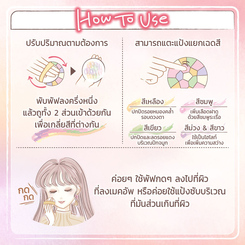 Canmake Marshmellow Finish Powder Abloom SPF19 PA++ 4 g. #01 Dearest Bouquet