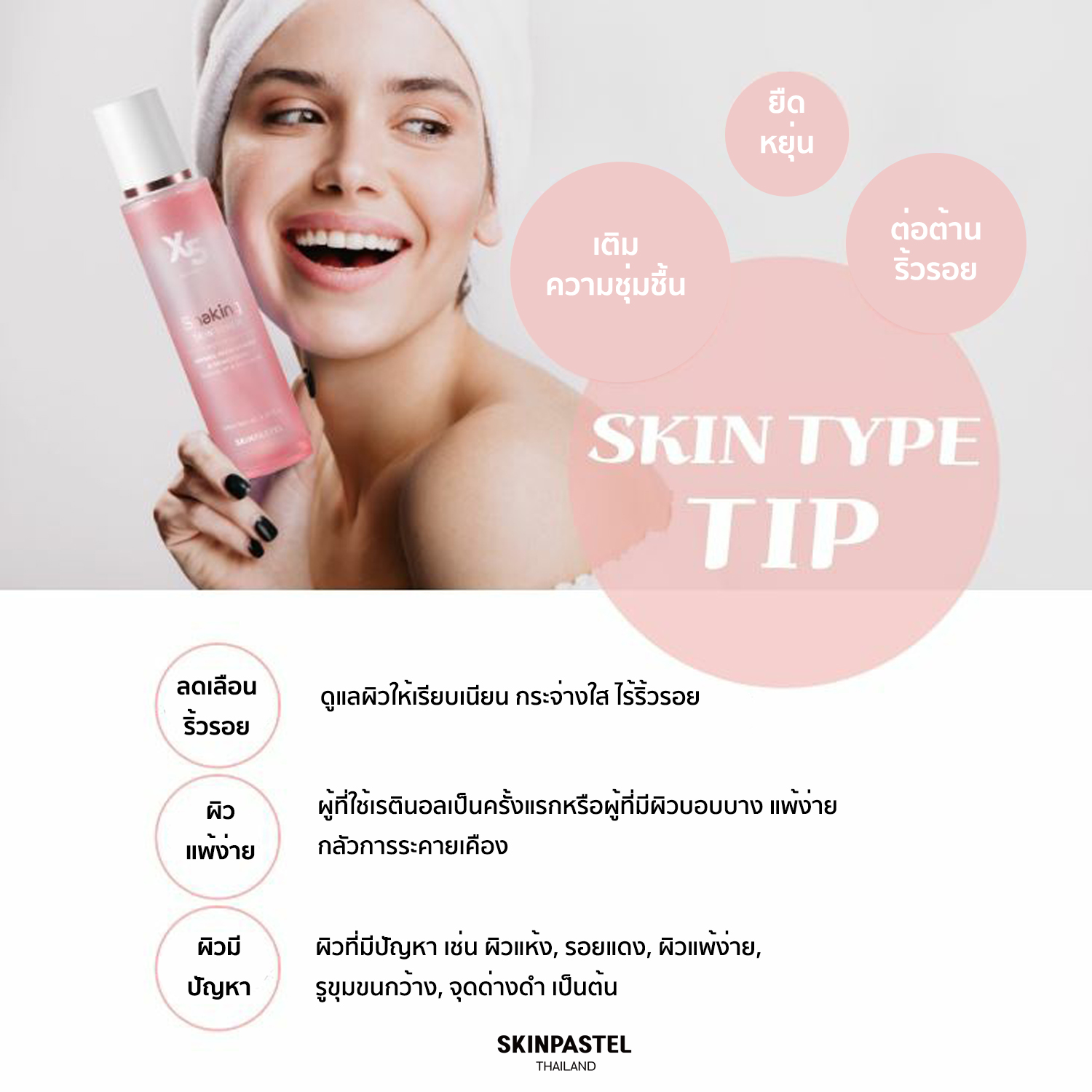 Skinpastel X5 Shaking Skin Toner 130 ml.