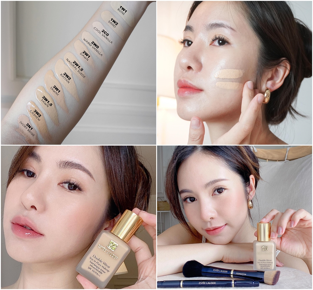 Estee Lauder Double Wear Stay-in Place Makeup Teint Longue Tenue Intransferable 15 ml. #1W1 Bone