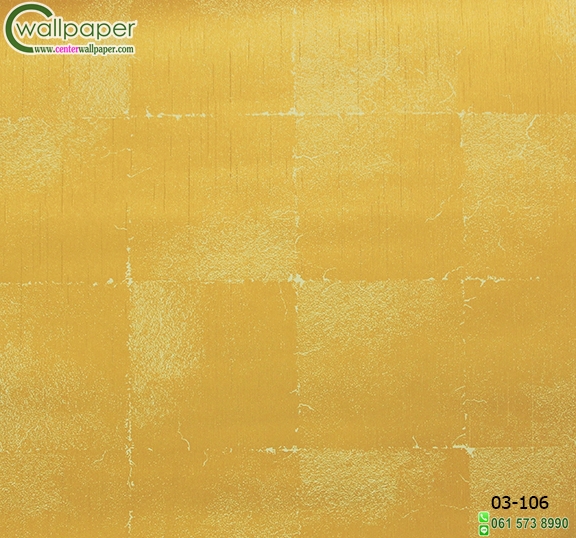 wallpaper ลายไทยห้องพระ ลายทองคำเปลวใหญ่สีทอง