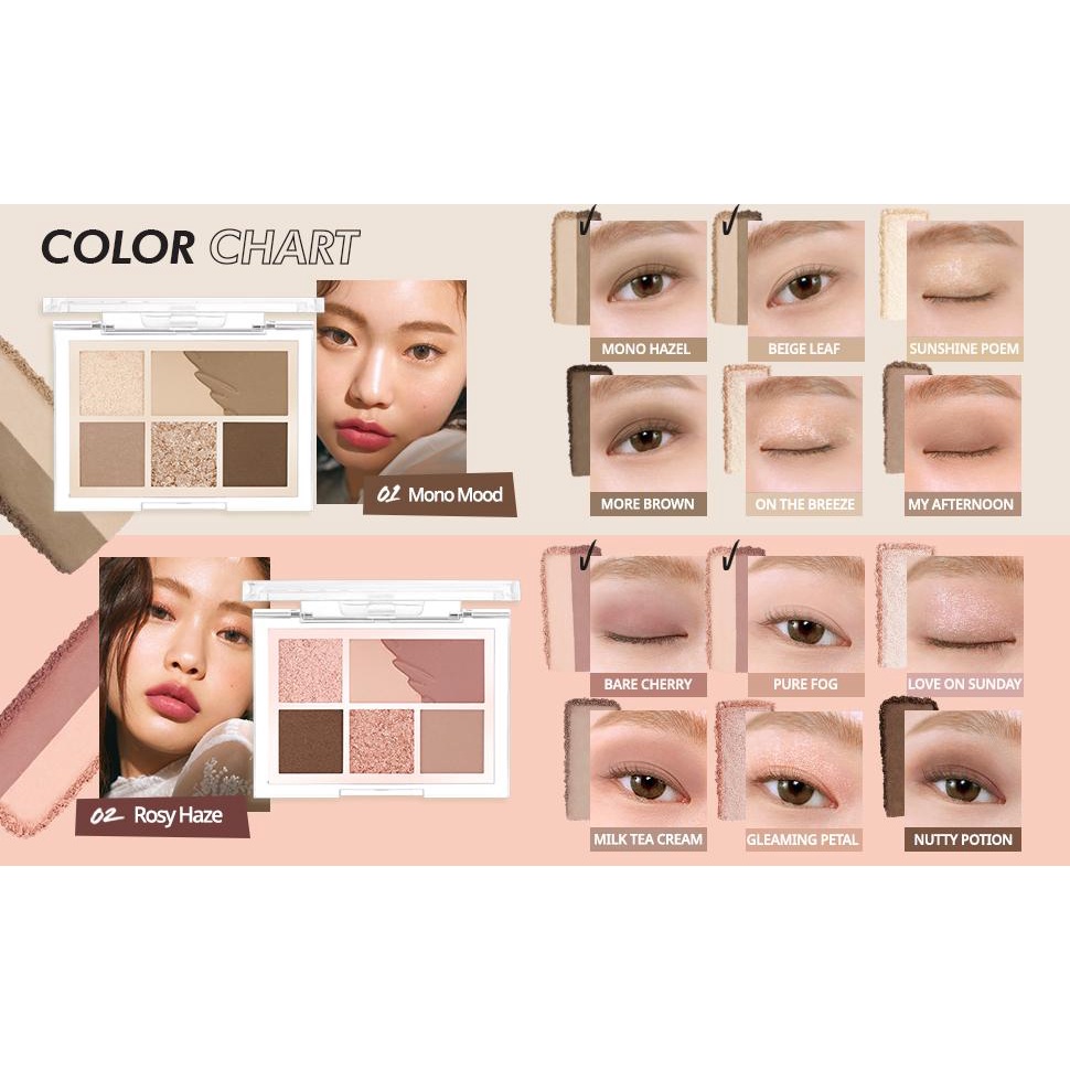 CLIO Pro Eye Palette Mini #01 Mono Mood