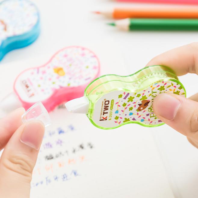 เทปลบคำผิด Mini flower ขนาด 8x5mm ชิ้นละ 7บาท ✔️พร้อมส่ง (🎲สุ่มลาย) Ohwowshop