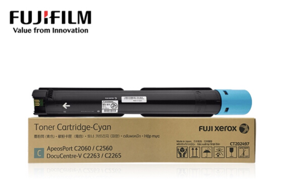 CT202497 ตลับหมึกสีฟ้า ของแท้ 100% Cyan Original Cartridge