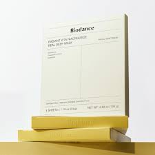 Biodance Radiant Vita Niacinamide Real Deep Mask 34 g. (1 กล่อง/บรรจุ 4 แผ่น)