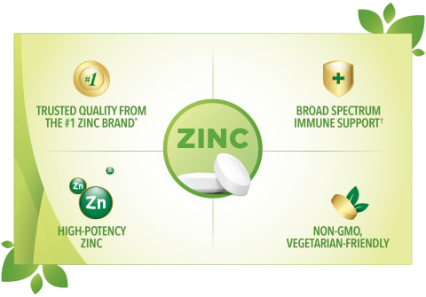 ฺNature's Bounty Zinc 50 mg. 400 Caplets
