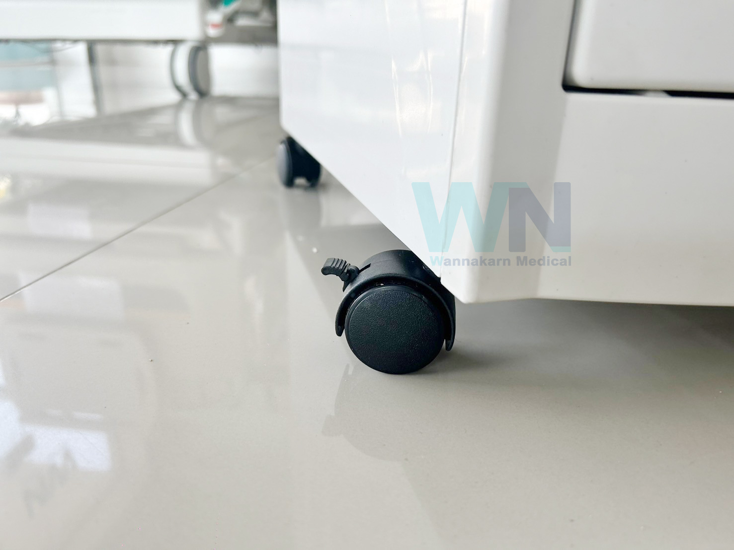 ตู้ข้างเตียง ABS สีขาว