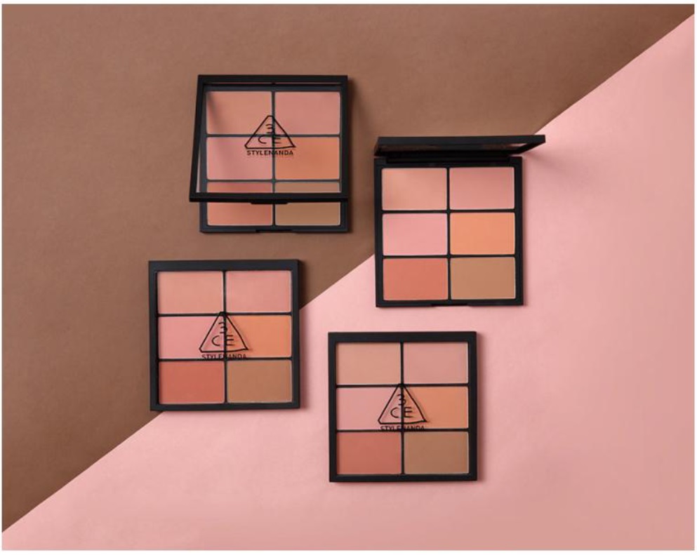 3CE Pro Multi Blush Color Palette 28.5 g. #Softener