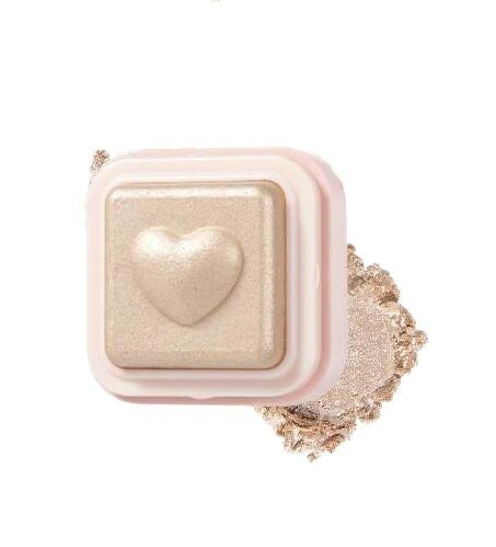 COLORGRAM Milk Bling Heartlighter 2.2 g. #01 Peach Heart สีขาวอมชมพู