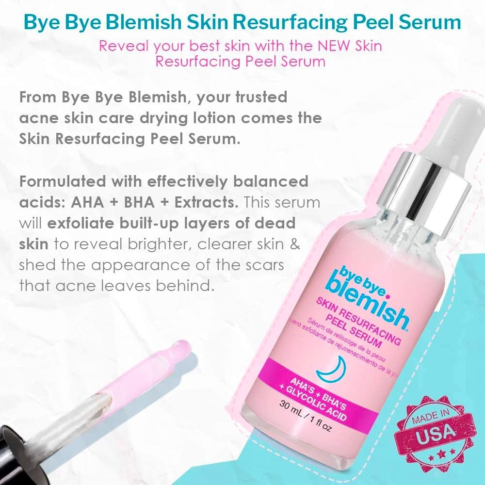 Bye Bye Blemish Skin Resurfacing Peel Serum 30 ml.