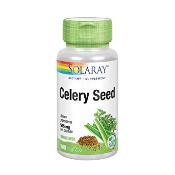 Solaray Celery Seed 505 mg. 100 Veg Caps.
