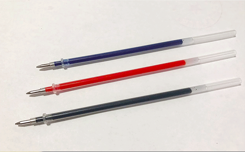 2บาท!!!! ไส้ปากกาสำหรับเปลี่ยนหมึกเจลซอง มีให้เลือก 3 สี 0.5mm ด้ามละ 2 บาท ✔️พร้อมส่ง Pen refill ไส้ปากกาเจล ไส้ปากกาหมึกเจลเติม