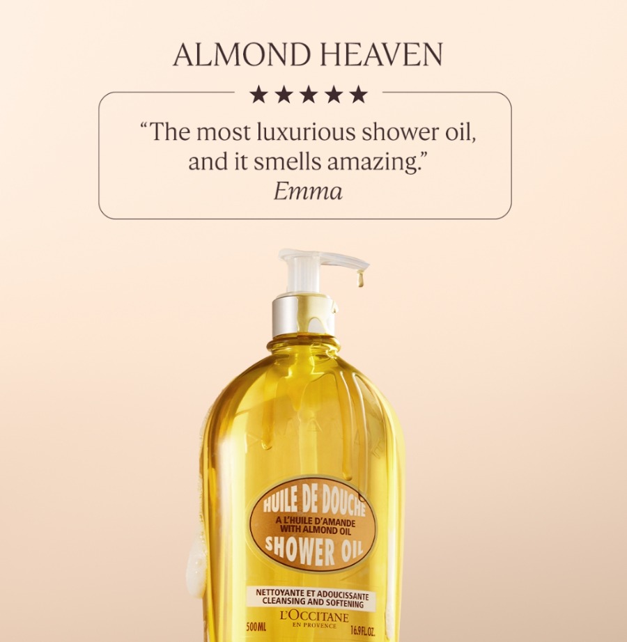 L'Occitane Almond Shower Oil 500 ml.