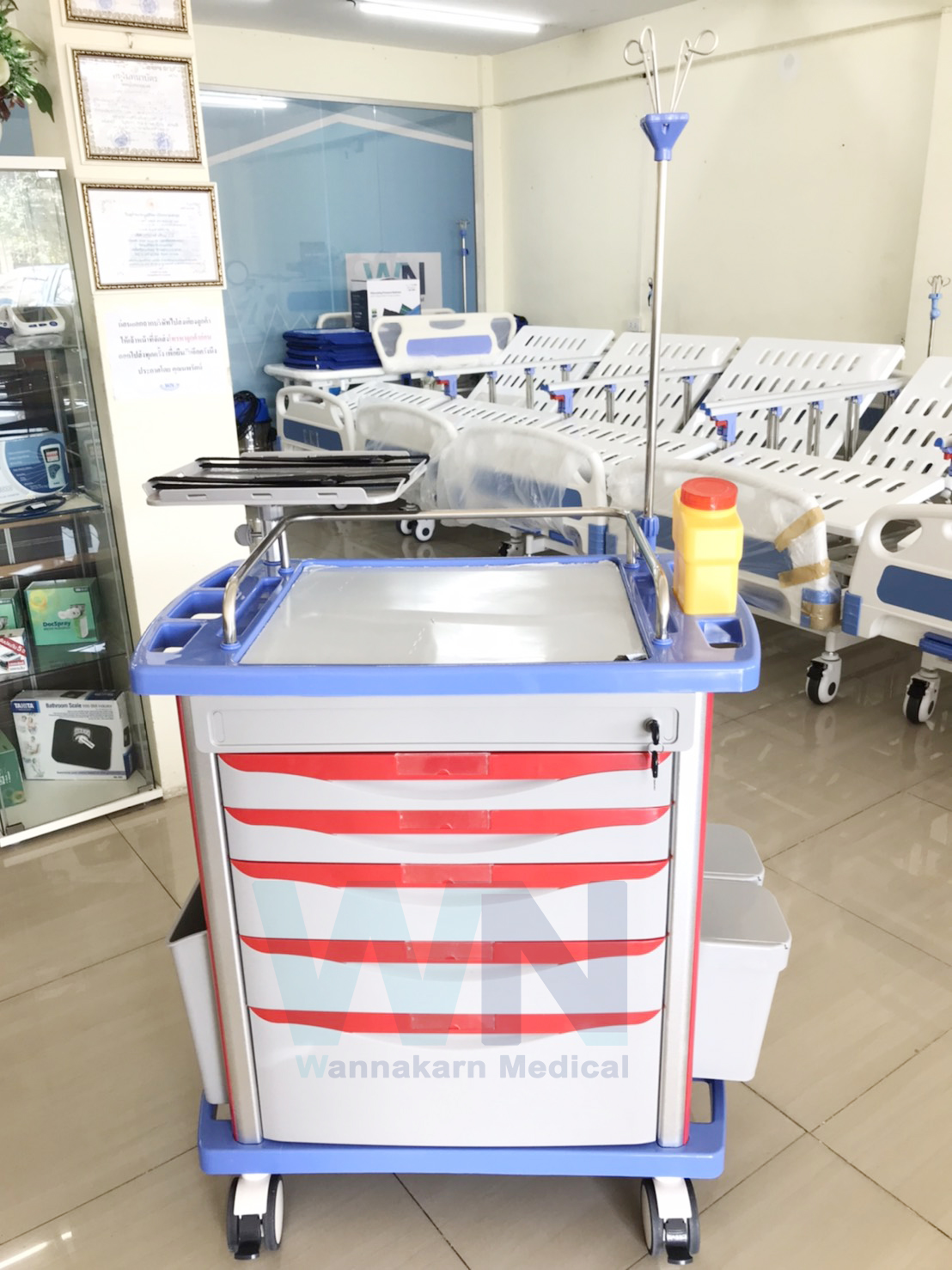 WN รถเข็นช่วยชีวิตฉุกเฉิน Emergency Trolley