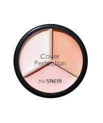 The Saem Cover Perfection Triple Pot Concealer 4.5 g. x 2 + 4.1 g. #05 Dark Up Baige