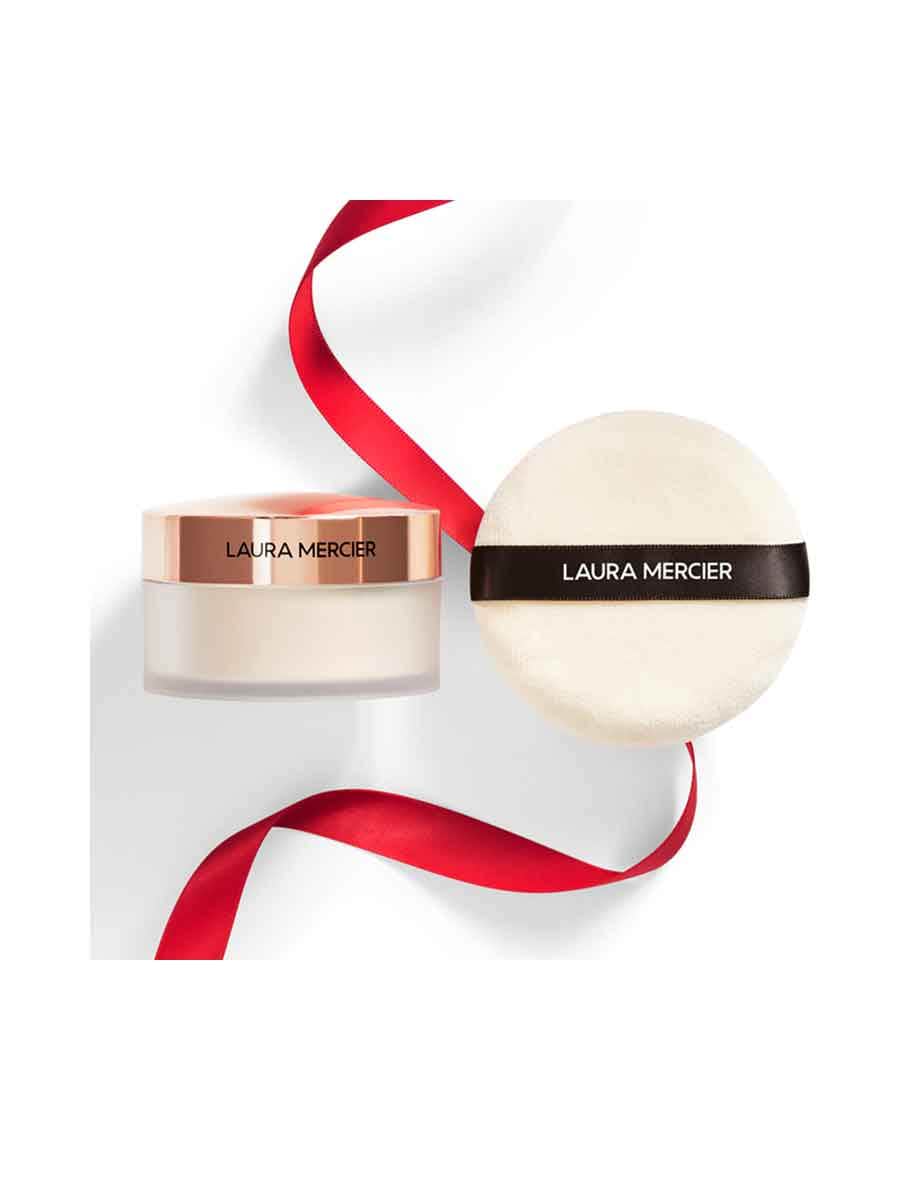 Laura Mercier Set For Perfection Translucent Loose Setting Powder & Puff Set