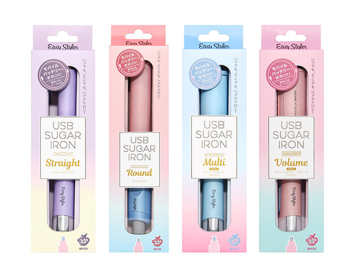 Easy Styler USB Sugar Iron Straight สีม่วงพาสเทล