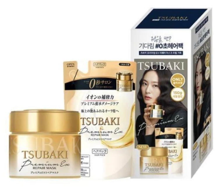 Tsubaki Premium EX Repair Mask 180 g. + Refill 150 g.
