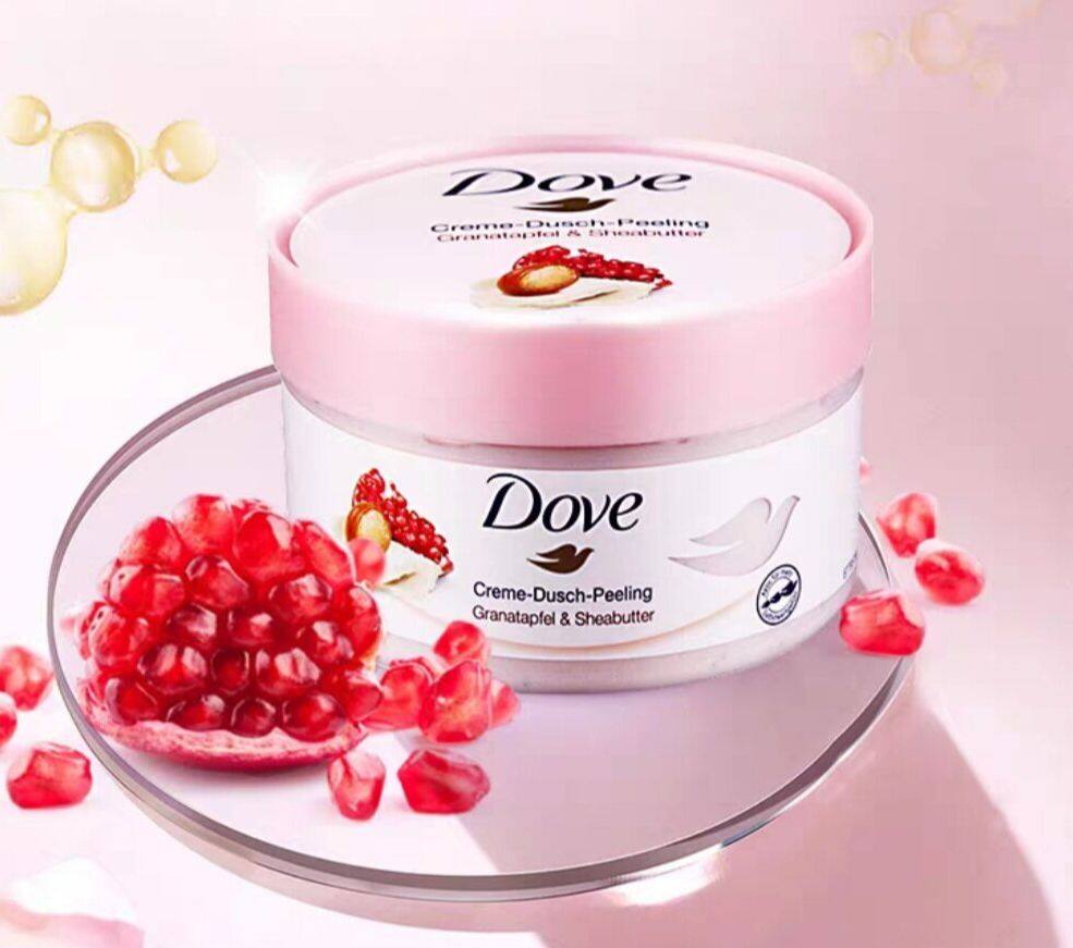 Dove Creme-Dusch-Peeling Granatapfel & Sheabutter 225 g.