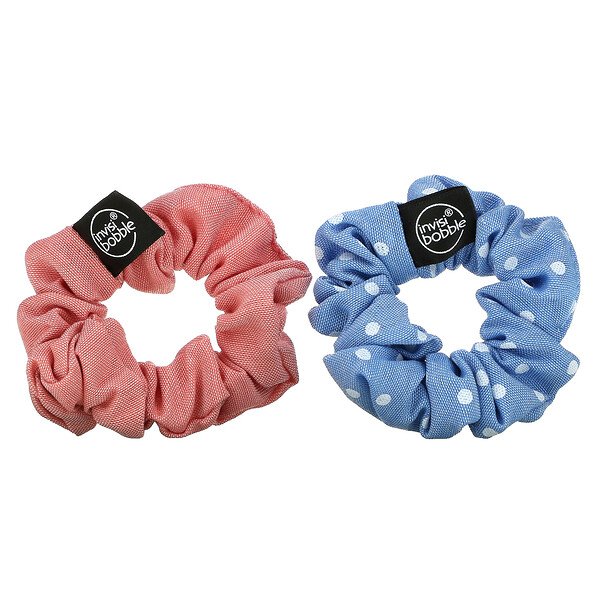 Invisibobble Sprunchie Spiral Hair Ring - Dot's It and No Morals, But Corals 2 Pack