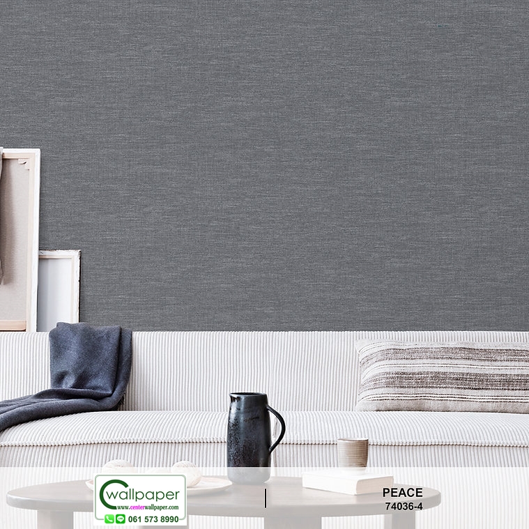 วอลเปเปอร์ติดผนังสีดำ No.74036-4