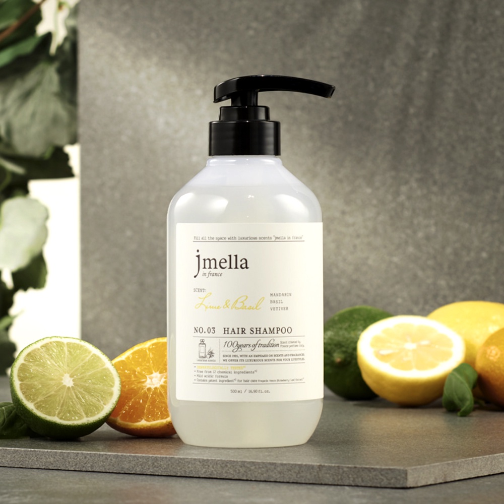 Jmella in France Hair Shampoo 500 ml. No.3 Lime & Basil