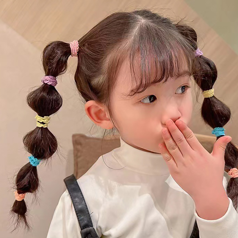 🌈ยางรัดผม🌸มินิ หลากสี📌เลือกแบบ✔️พร้อมส่งในไทย กิ๊ฟช็อป ของตกแต่งทรงผม ยางมัดผม