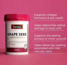 Swisse Grape Seed 14,250 mg. ขนาด 180 เม็ด