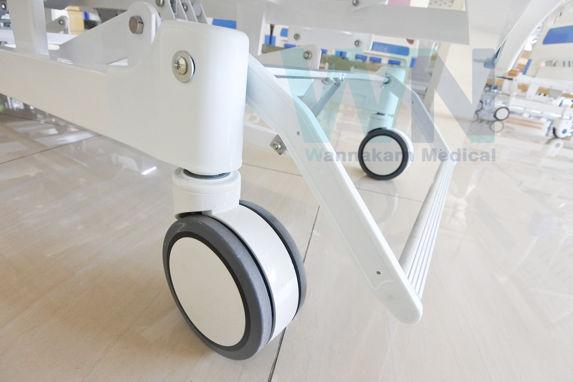 WN Electric Bed MODEL MK-C-06 เตียงผู้ป่วยปรับไฟฟ้า 3 Function ราวปีกนก พร้อมแบตเตอรี่