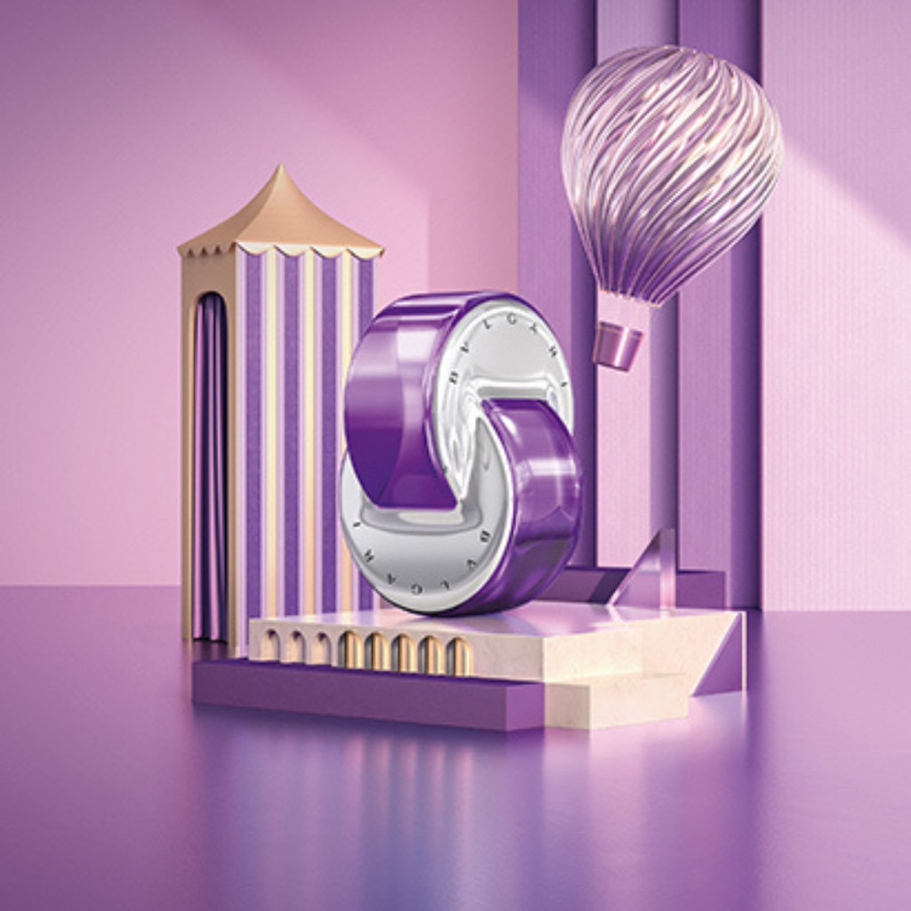 Bvlgari Omnia Amethyste EDT Miniature Set 65 ml. + 15 ml.