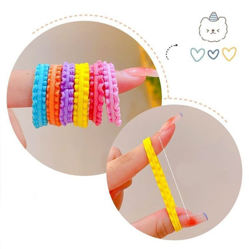 🌈ยางรัดผม🌸มินิ หลากสี📌เลือกแบบ✔️พร้อมส่งในไทย กิ๊ฟช็อป ของตกแต่งทรงผม ยางมัดผม