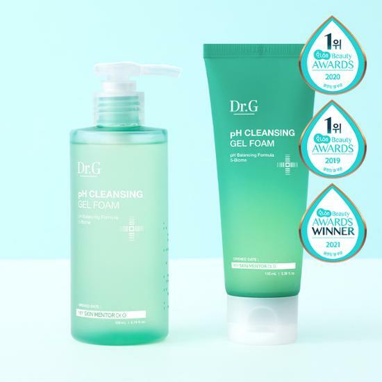 Dr.G pH Cleansing Gel Foam 200 ml. + 100 ml.(สำหรับผิวแพ้ง่าย)