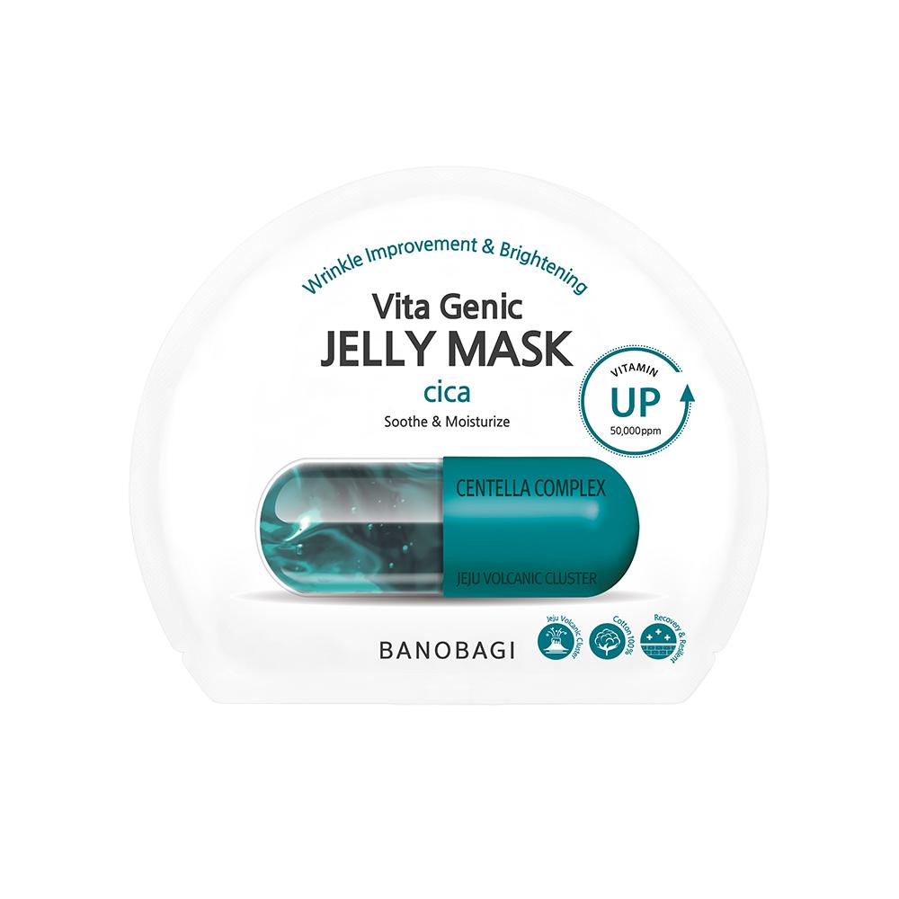 BANOBAGI Vita Genic Jelly Mask (ยกกล่อง 10 แผ่น) #Cica ลดการระคายเคือง