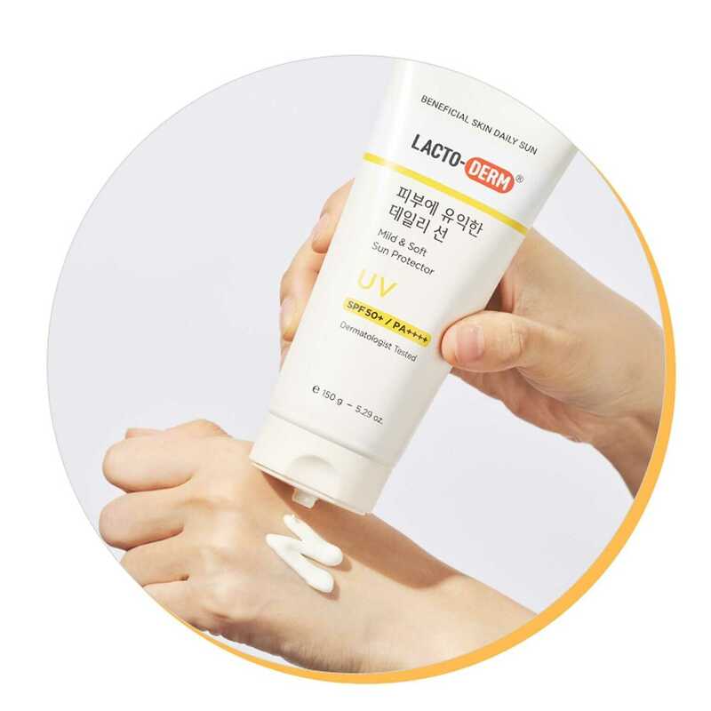 Lacto-Derm Mild & Soft Sun Protector Daily Sun Cream SPF50+/PA++++ 150 g.