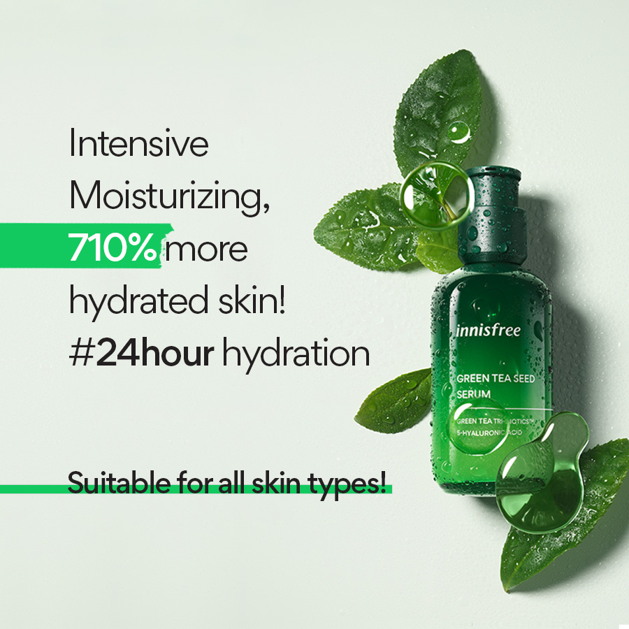 Innisfree Green Tea Seed Serum 80 ml. New Package 2022