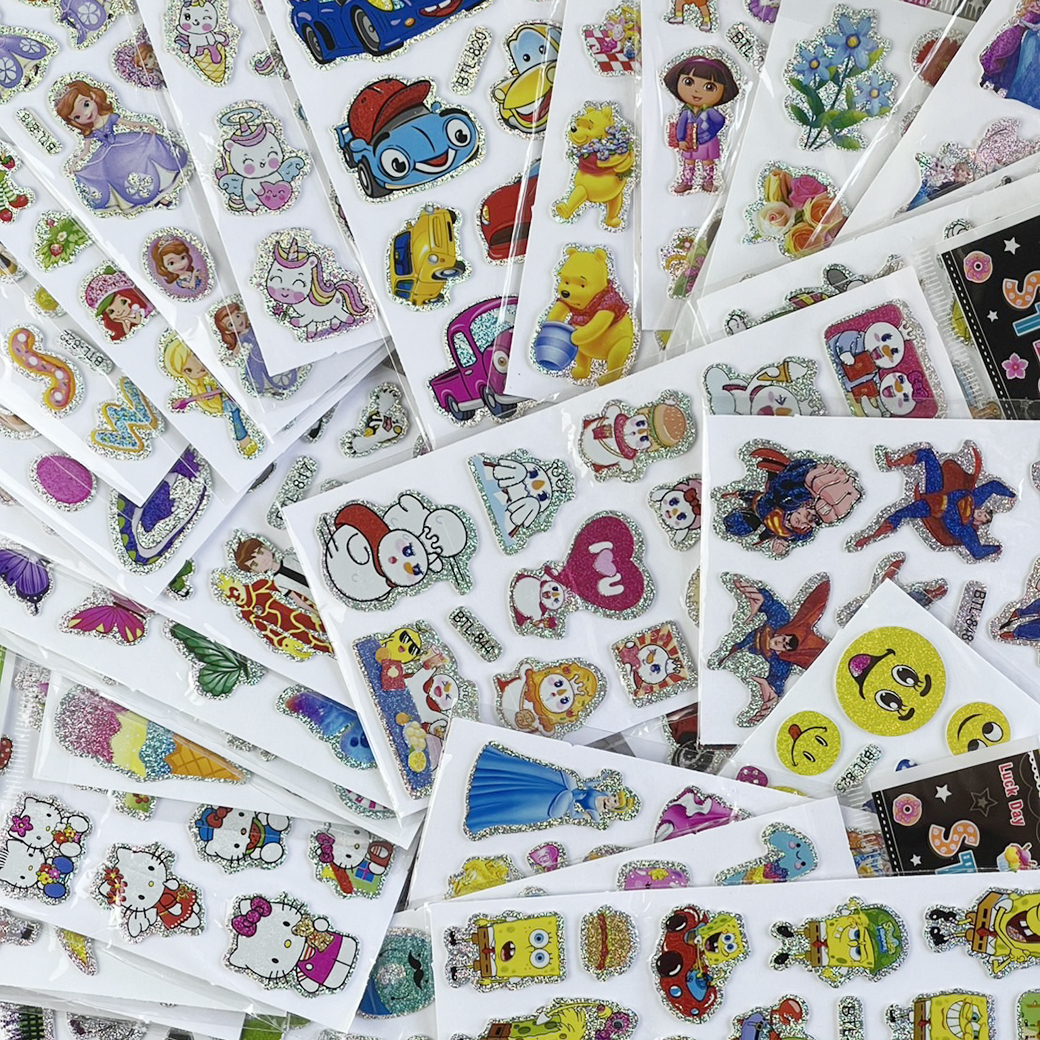 🌈สติกเกอร์นูน🌈การ์ตูนกากเพชรวิววับ(เลือกแบบสินค้า) ✔️พร้อมส่งในไทย สติ๊กเกอร์ สวยงาม ราคาถูก เครื่องเขียน