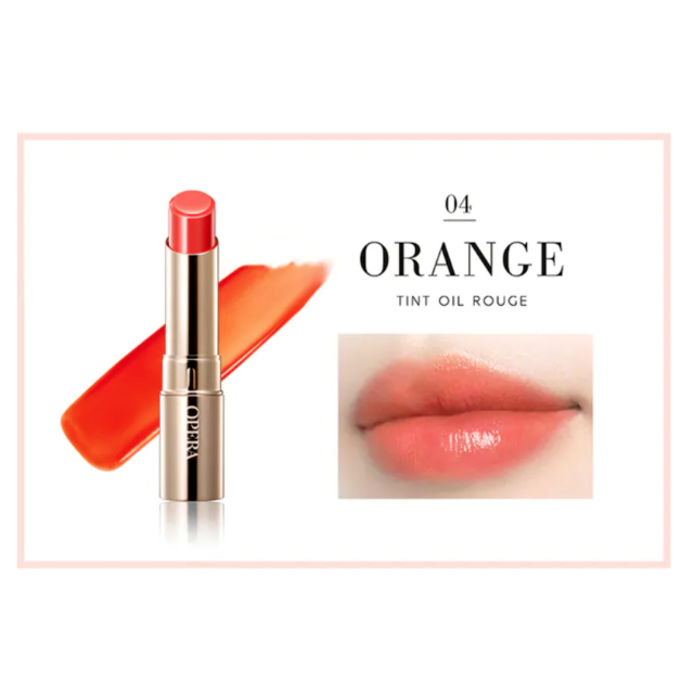 OPERA Tint Oil Rouge Lipstick No. 4 Orange