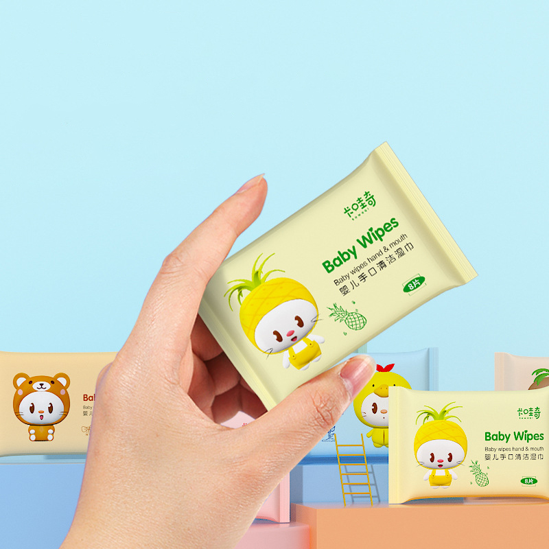 💦ทิชชู่เปียก💦ทําความสะอาด 1 ซอง 8 แผ่น ขนาด 15x14ซม📌คละลาย ราคา 3 บาท✔️พร้อมส่ง Ohwowshop ทิชชู่ ผ้าเปียก ทำความสะอาด