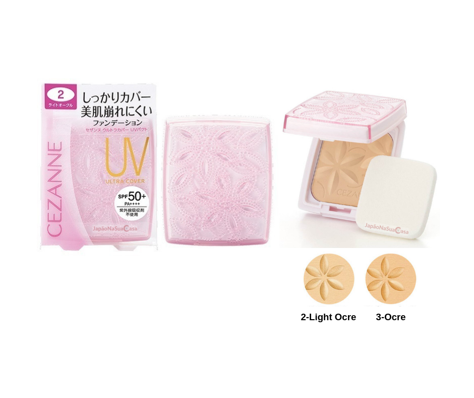 Cezanne Ultra Cover UV Foundation Powder II SPF 35/PA++ # 2 Light Ochre