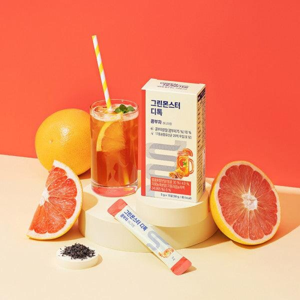 Green Monster Kombucha 10 ซอง #Grapefruit