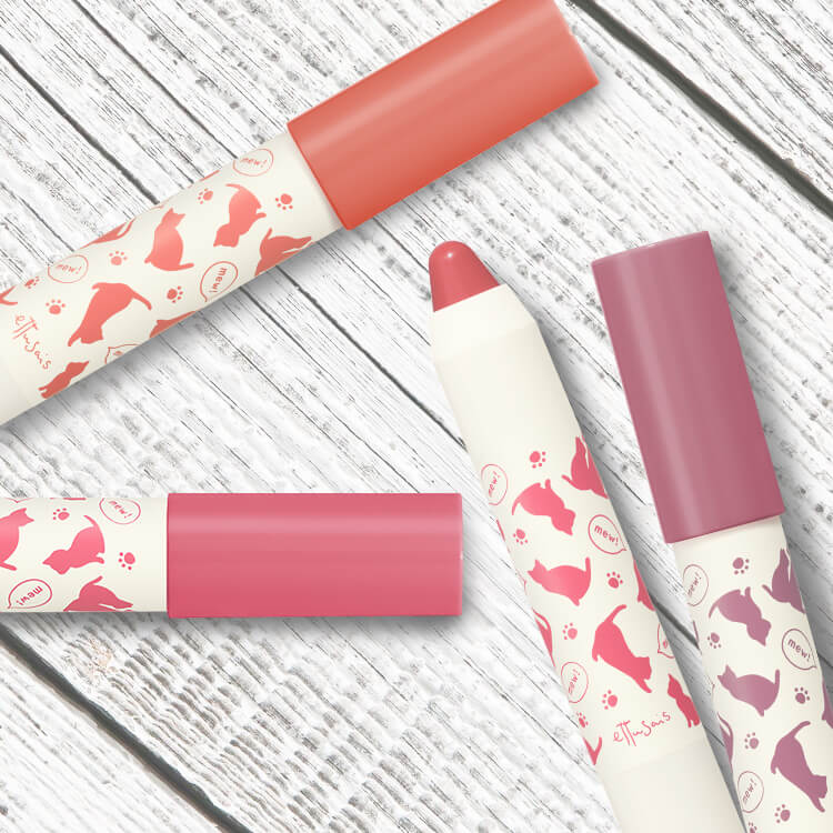 (Limited Edition) Ettusais Creamy Lip Crayon Cat Collection #PK1