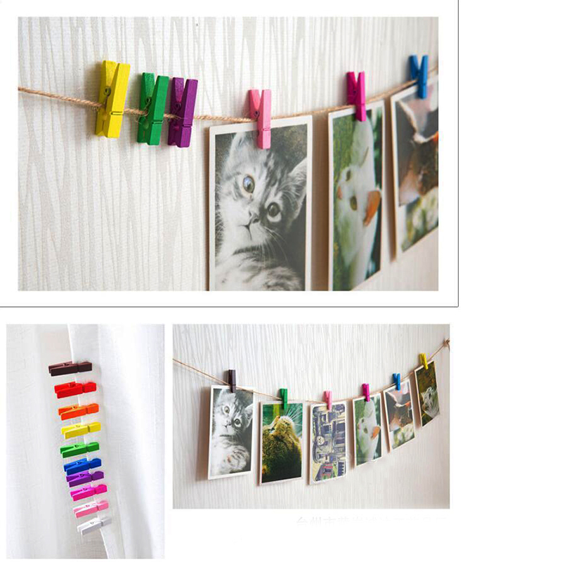 🌈 ตัวหนีบไม้อเนกประสงค์🌈ชุดตัวหนีบ 20 ชิ้น พร้อมเชือก📌เลือกแบบ ราคา 10 บาท✅พร้อมส่ง OHWOWSHOP ไม้หนีบ เชือก หลากสี