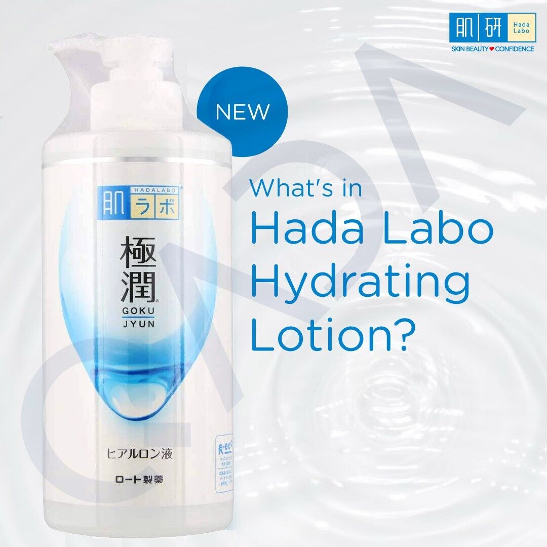 Hada Labo Super Hyaluronic Acid Hydrating Lotion 400 ml. สูตรปกติ สำหรับผิวธรรมดา - ผิวแห้ง